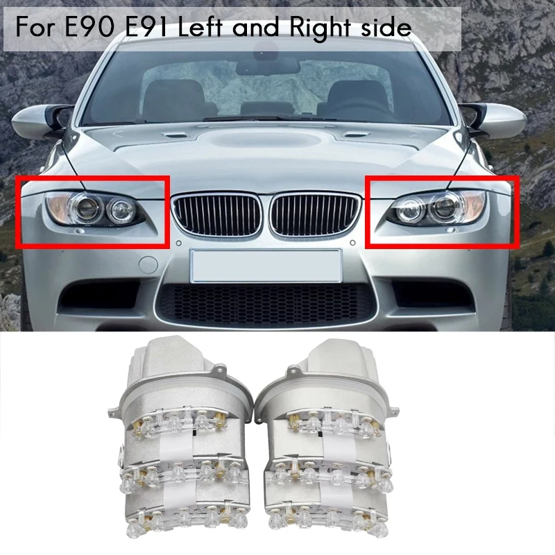 

Новинка для-BMW E90 E91 LCI 328I 335I M3 светодиодный ная лампа указателя поворота модуль диодного индикатора левый и правый 63127245813 63127245814