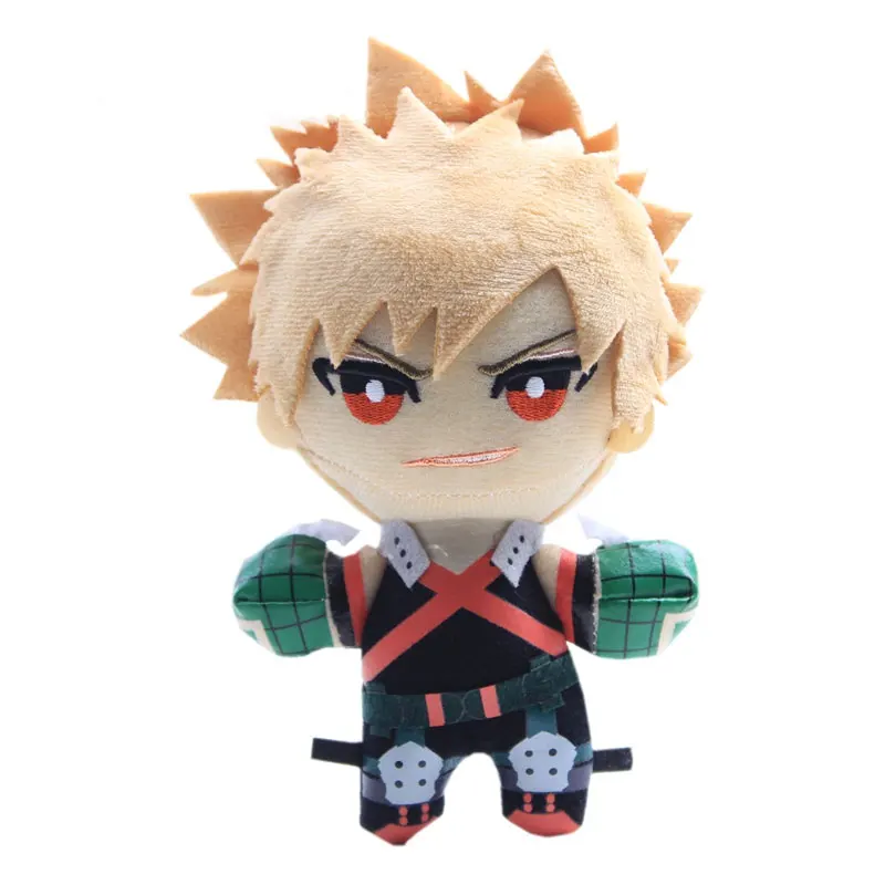 Bakugou Katsuki 15 см аниме My Hero Academy izku Midoriya Katsuki Bakugou Shouto Todoroki плюшевые подвесные игрушки мягкие куклы для подарка на день рождения - Цвет: Bakugou Katsuki