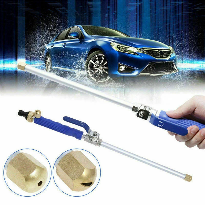 

2 in 1 Water Spraying Tool Power Washer Nozzle Blue Sprayer Car Vehicle