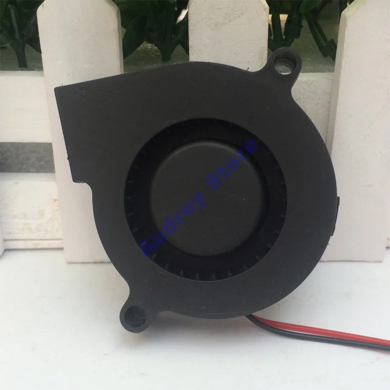 5010 DC12V 0.06A Ультра тихий центробежный турбинный охлаждающий двухшариковый