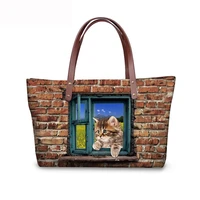 2021 new cute little animal cartoon bag printed girly heart outing casual ladies handbag