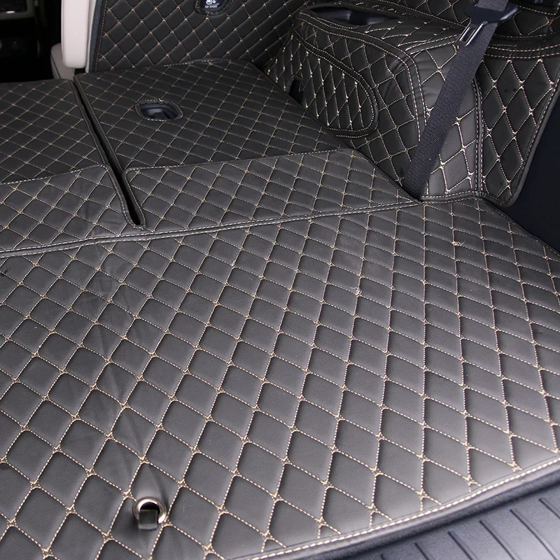 Кожаные полностью окруженные автомобильные коврики для багажника карго лайнер
