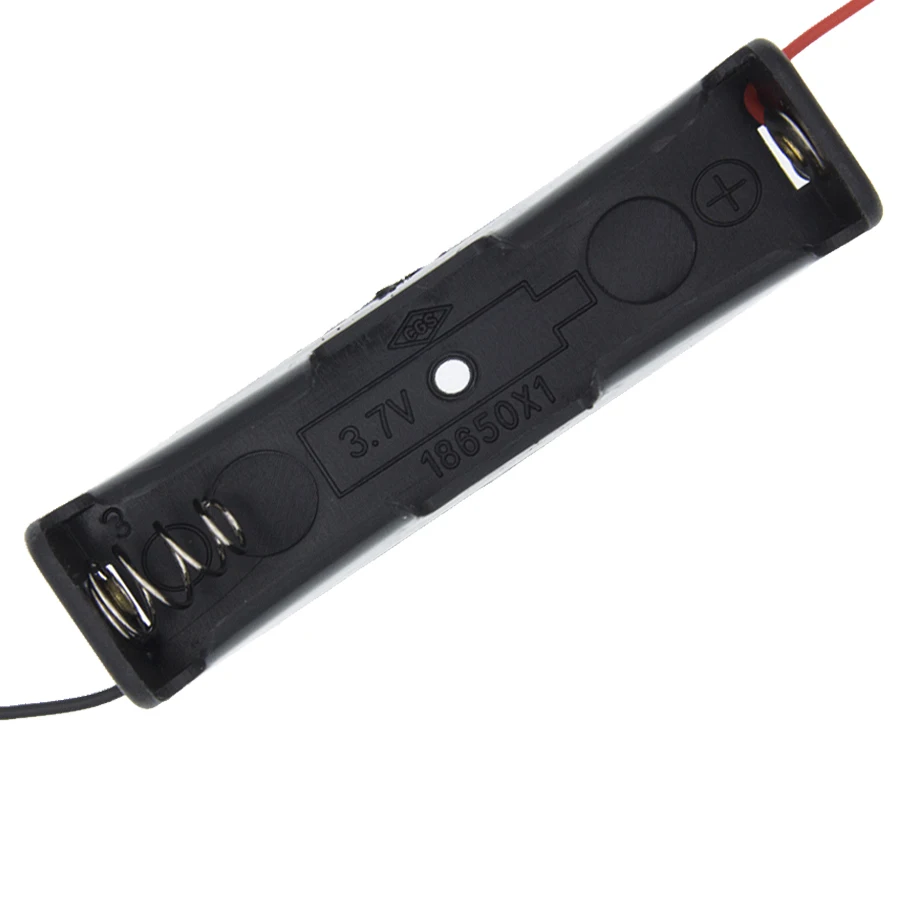 5 шт. новинка держатель для аккумулятора 18650 черный чехол с проводным выводом