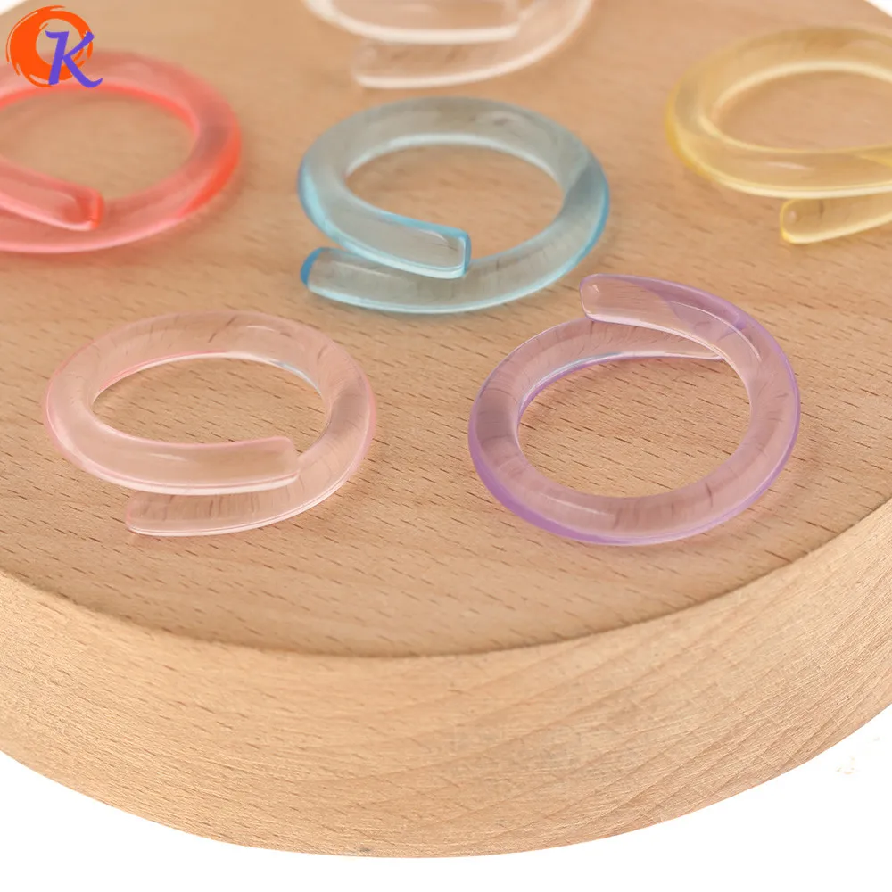 Cordial Design 25*25MM 100Pcs Jewelry Accessories/Resin Beads/Loop Shape/Charms/DIY Beads Making/Hand Made/Earring Findings | Украшения и
