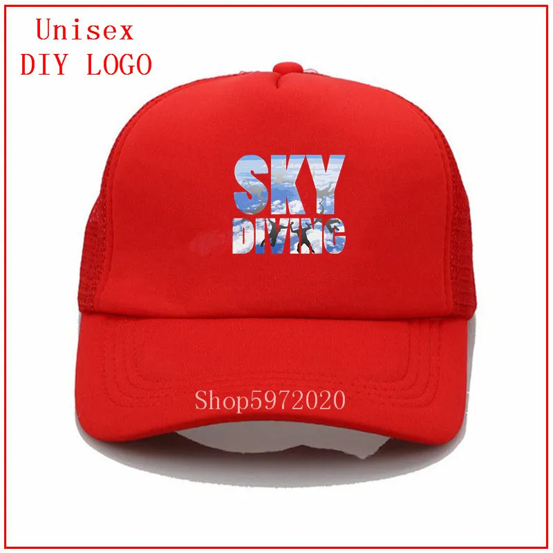 Skydiver Sky водолазный парашютный дизайнерский головной убор Женская Бейсболка
