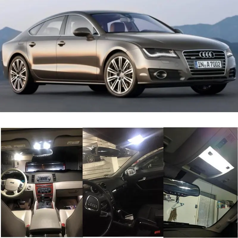 

19x LED interior lighting complete set For Audi A7 4G Sportback reading light rear lights error free