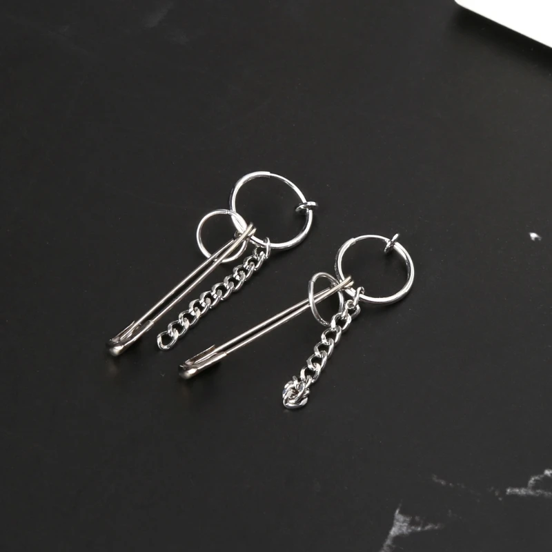 1 пара асимметричные серьги кисточки с длинной цепочкой|Серьги-подвески| |