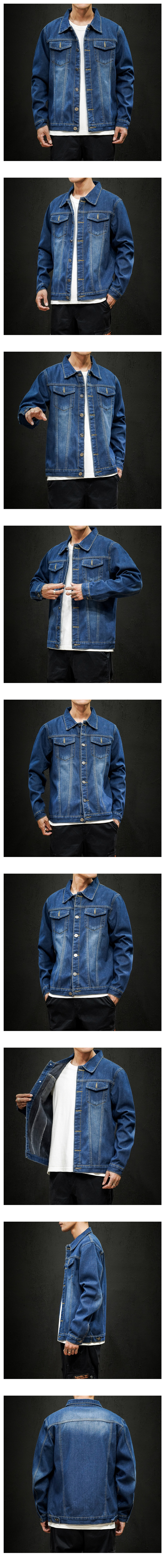 Plus Velvet Thick Denim Jacket Men's Slim Warm Fashion Casual Cotton Fur Collar Denim Jacket Man Streetwear Bomber Jacket Men