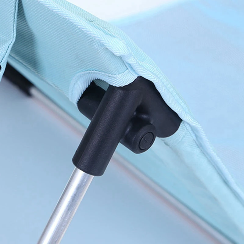 

Outdoor Lightweight Chaise Lounge Sun Lounger Beach Chair Mat Portable Folding Chair Backrest Travel Camping Bed