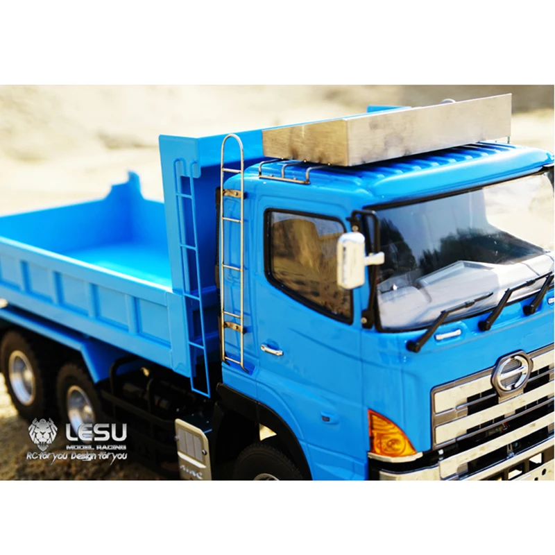 1/14 RC LESU Hino700 6X6 гидравлический самосвал с металлическим шасси|Радиоуправляемые