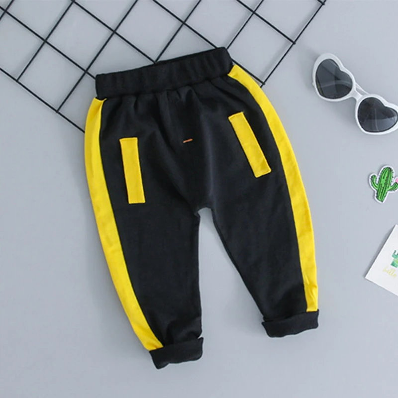 Одежда для маленьких детей Сезон весна-осень мальчиков Футболка + брюки 2 шт. в