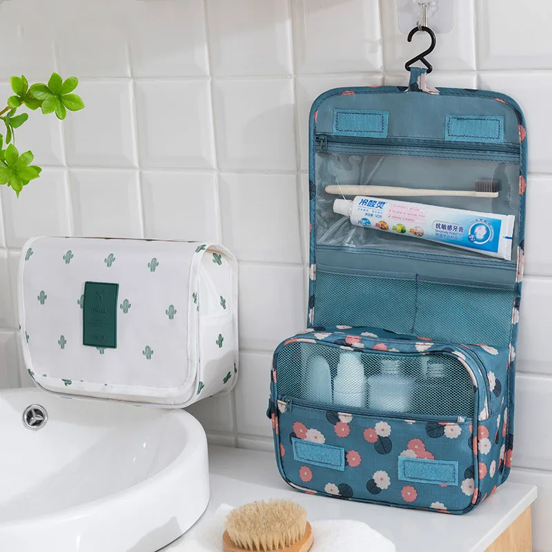 

Women Makeup Bags Travel Cosmetic Bag Toiletries Organizer Waterproof Storage Neceser Hanging Bathroom Wash Bag