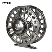 stock fishing fly reel 6061 aluminum cnc machined fishing wheel changed easily right to left hand for trout fishing accessor