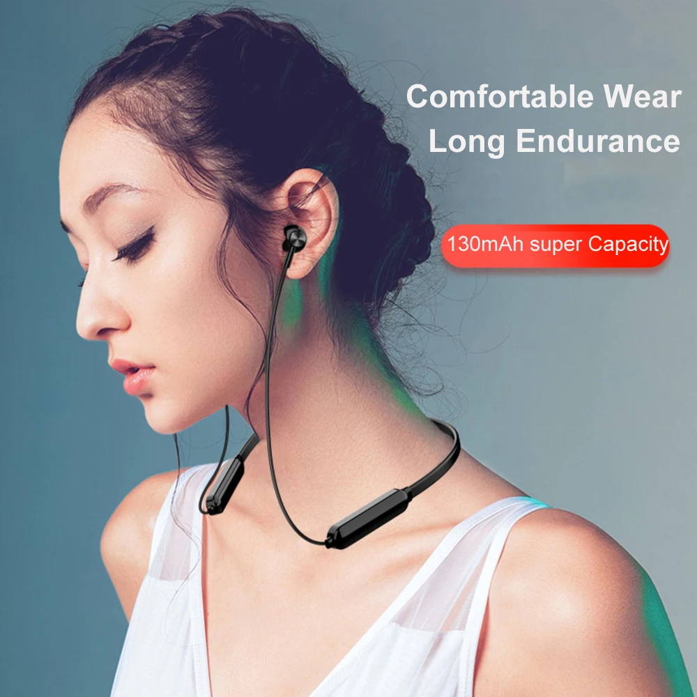 Беспроводные наушники красного цвета Bluetooth громкой связи магнитные