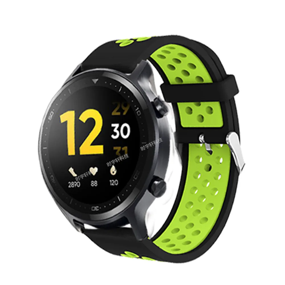 

Silicone Watch Band For Realme Watch S Strap Wristband 20/22mm Sport Replacement Watchband For Realme Watch Bracelet Ремешок