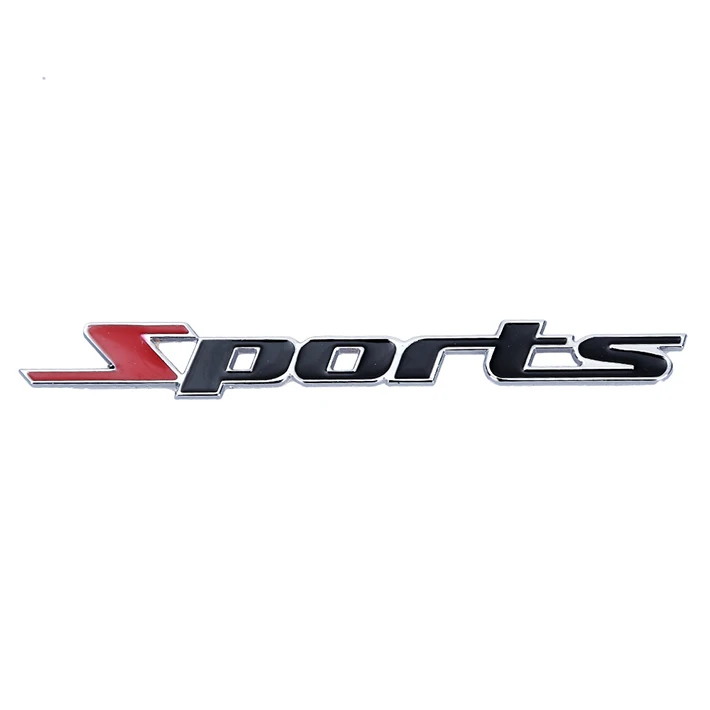 Наклейка ручки Peugeot Golf Mazda Toyota Lada Granta 5 PCS Sports Letter 3D Metal Moto Car Emblem Badge Decal Auto Decor Sport Stickers.