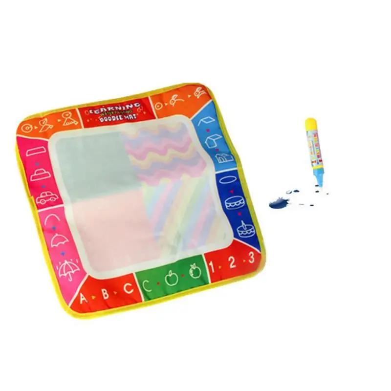 

Drawing Toys Water Drawing Mat 29 * 29 CM Board Painting and Writing Doodle With Magic Pen Non-toxic Drawing Board for Kids