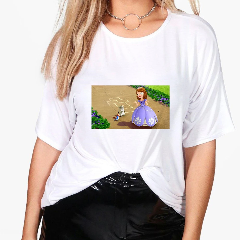 

Disney Women T Shirt Vogue Short Sleeve Miranda and Sofia Printed For Your Mama Shirt Girly Personalized Aesthetic Top Hipster