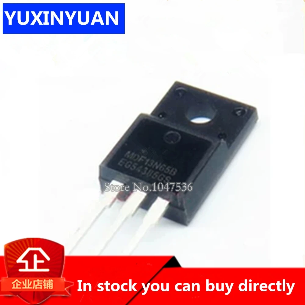 

10PCS/LOT MDF13N65B TO-220F MDF13N65 TO220F 13N65B MDF13N65BTH 650V 13A new original