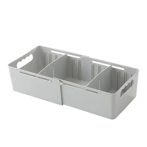 Многофункциональный выдвижной ящик для хранения, ящик для разделения нижнего белья, внутренняя отделка шкафа с крышкой для галстуков, носков, шорт