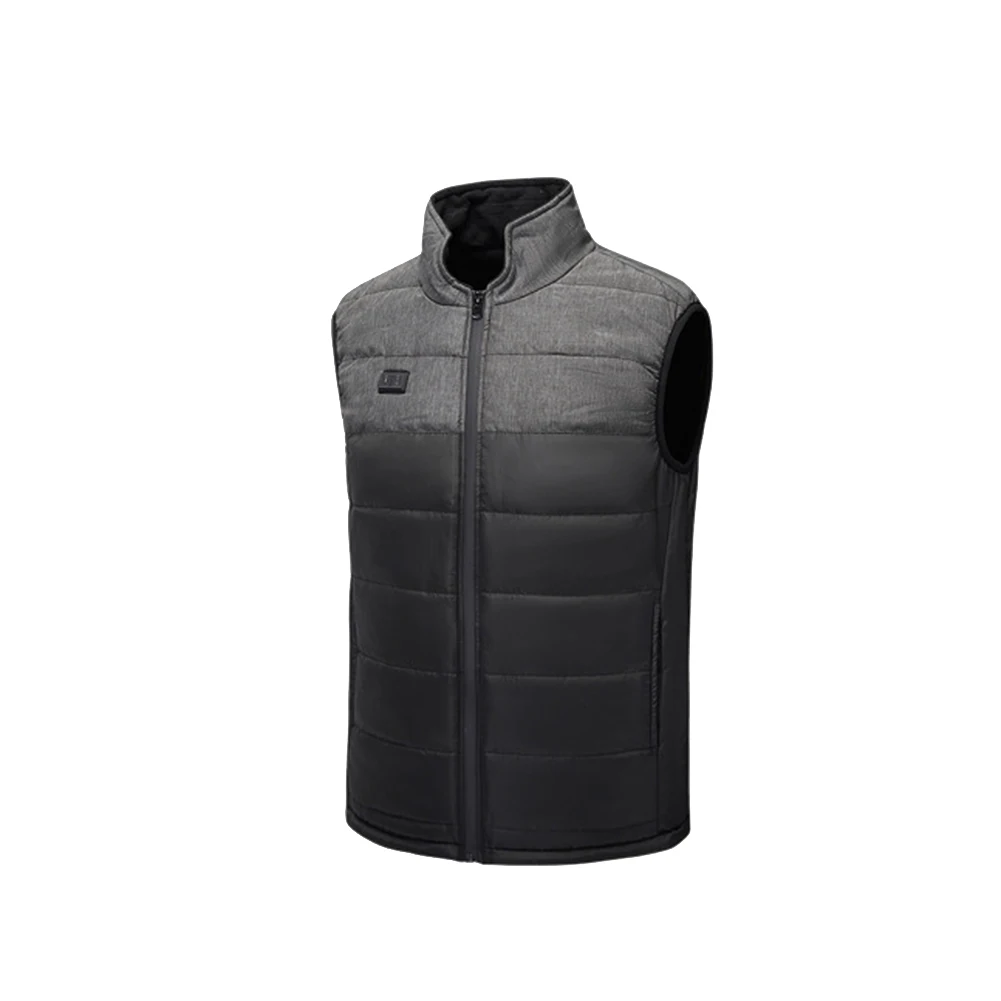 

Men Winter Adjustable Modes Zipper Thermal Climbing Outdoor Hiking Sleeveless Riding Warm Usb Infrared Camping Heated Vest