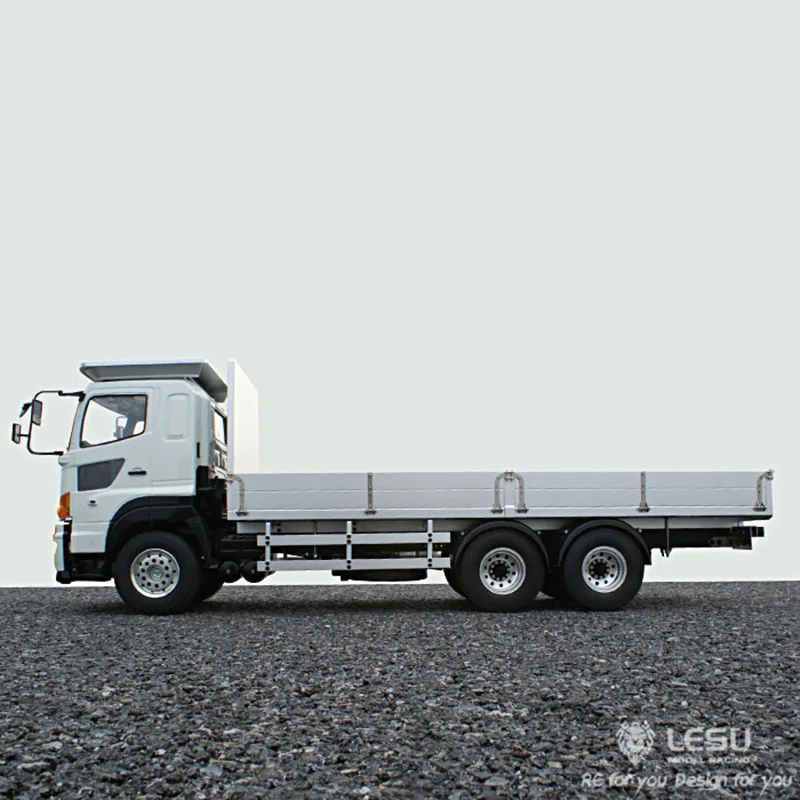 1/14 LESU RC Hino700 6x4 планшетный металлический шасси|Радиоуправляемые грузовики| |