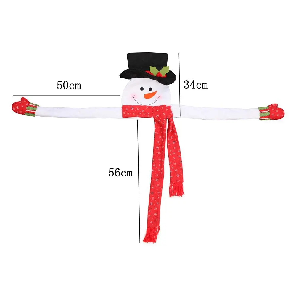 1 шт. украшение снеговика рождественской елки нетканый длинный шарф