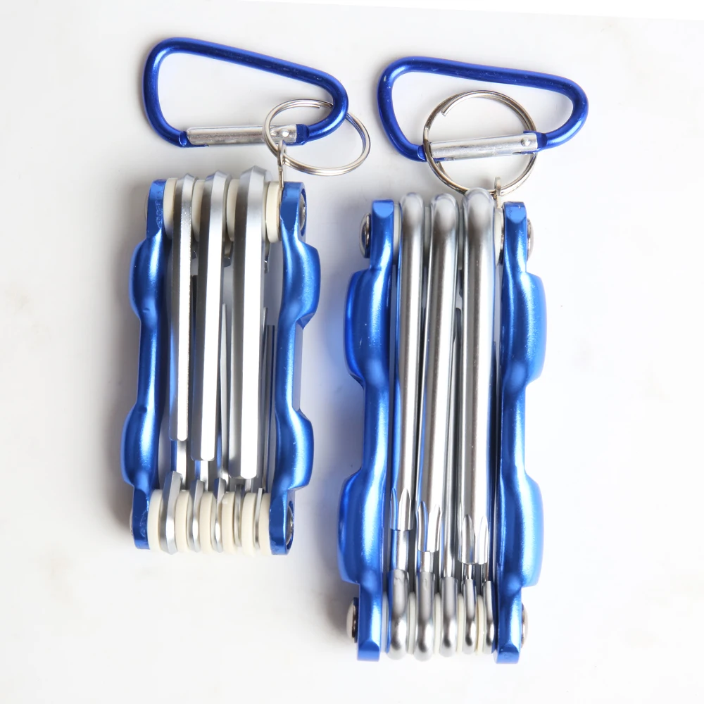 Набор гаечных ключей шестигранный металлический складной | Спорт и развлечения