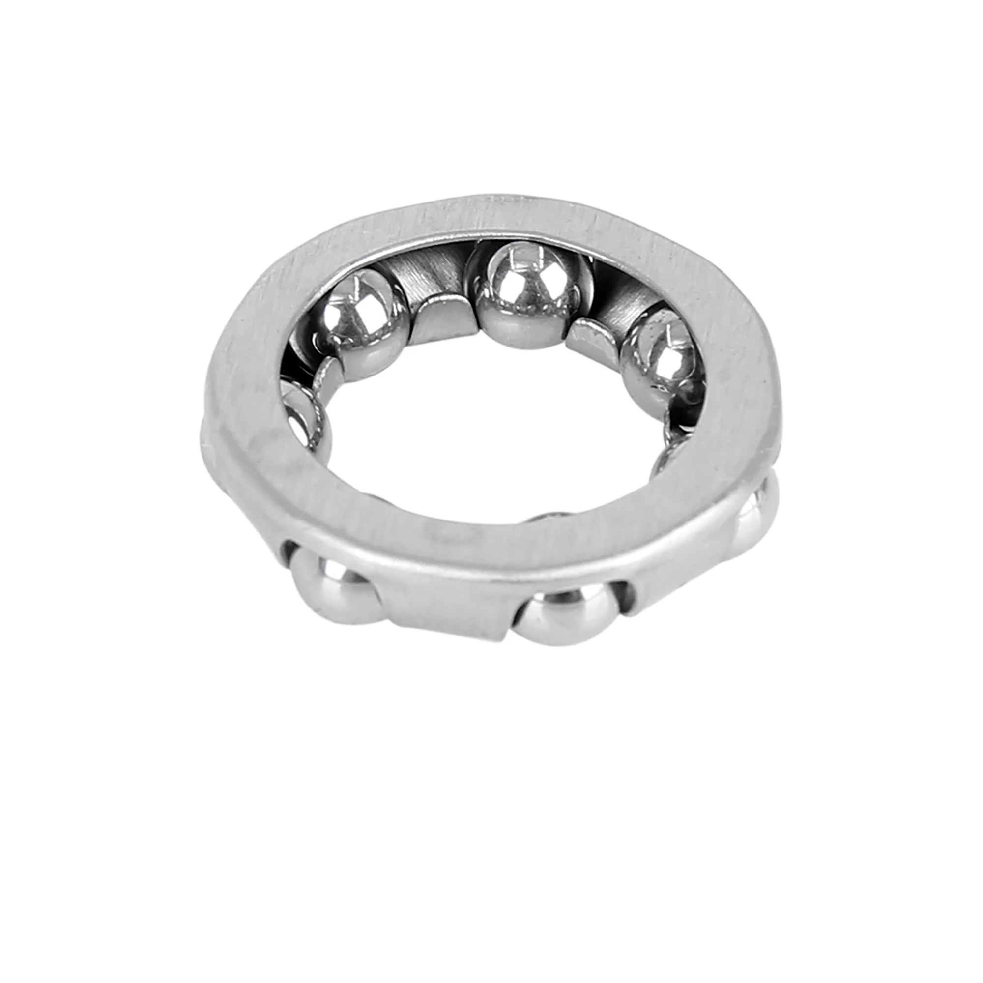 X Autohaux 4pcs/Pack Bicycle Ball Bearing Retainer Stainless Steel Bike Ball Bearings for MTB Bicycle Headset/Bottom Bracket