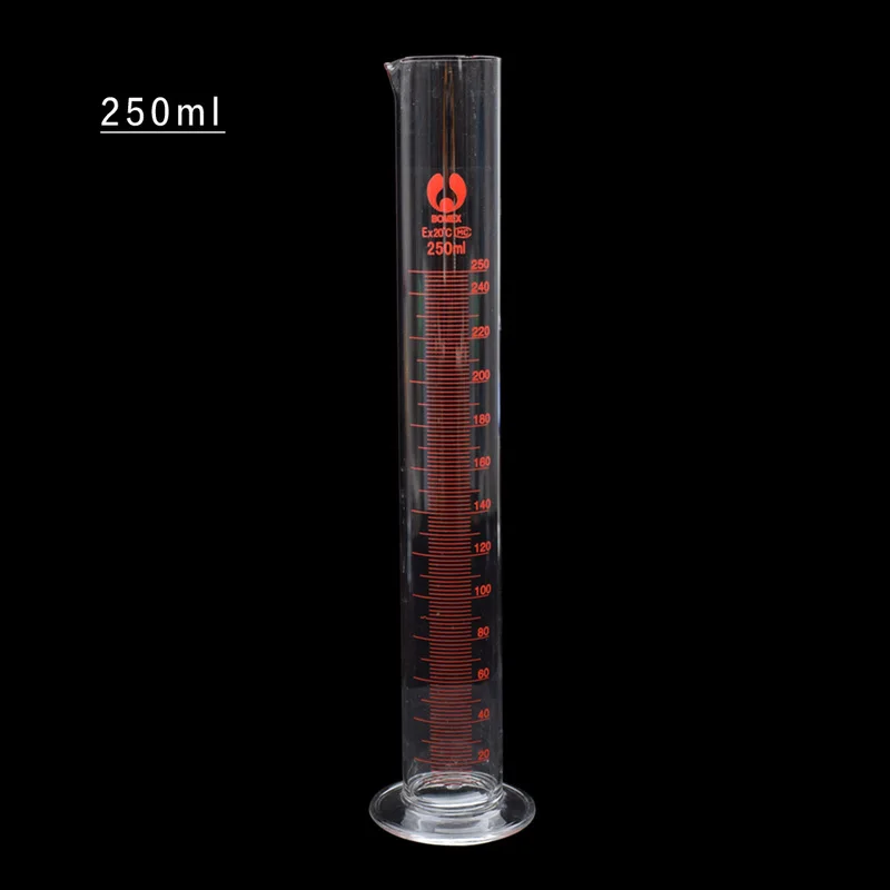 Стеклянный Градуированный цилиндрический прямой мерный стакан 100 мл 250 500 1000 |
