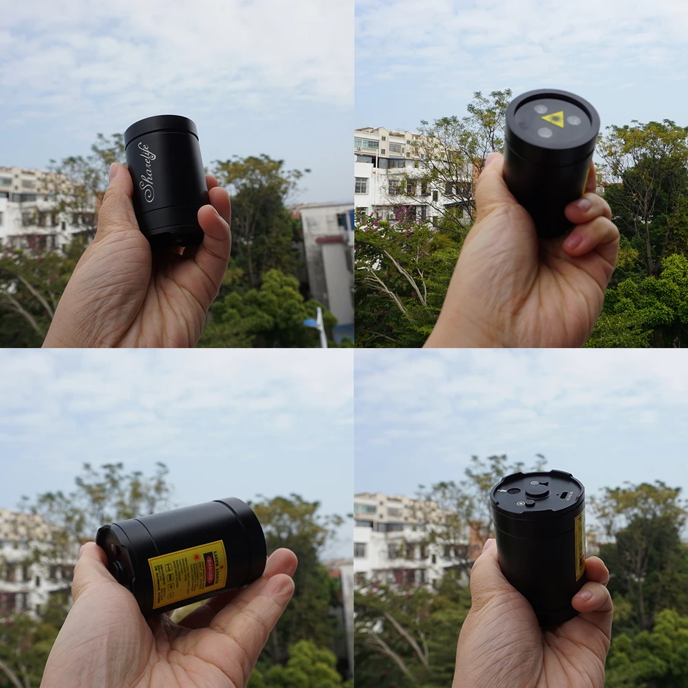 Sharelife мини Портативный RGB гобо лазерный USB огни Перезаряжаемые магнитное