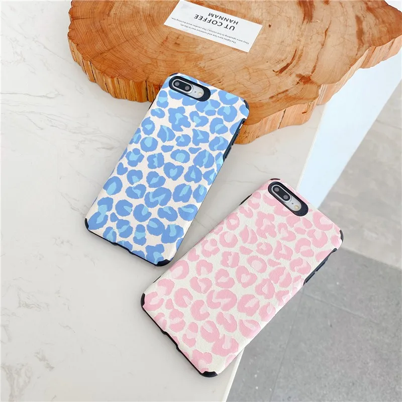 

Animal elements Leopard Couple's soft Case For iPhone 11 12 Pro Max mini 7 8 Plus XR X XS MAX SE 2 silicone phone cover fundas