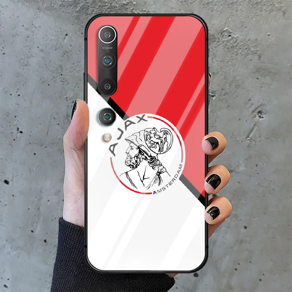 

Football Ajax Team Phone Tempered Glass Case Cover Xiaomi Mi A MAX X POCO M Note 3 9 10 11 i T Pro Lite Ultra NFC Luxury Soft