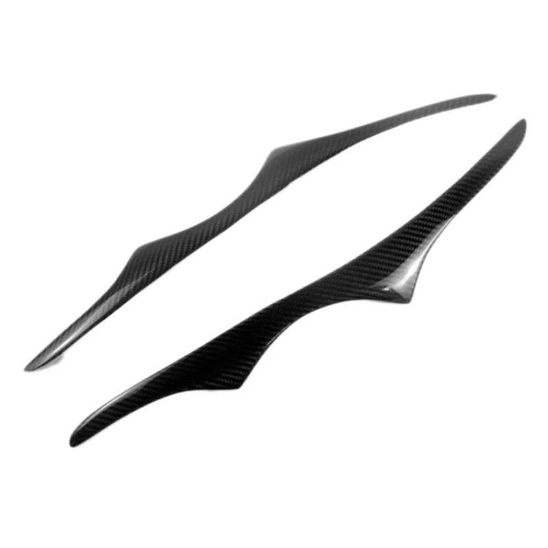 

For BMW 3 Series E92 M3 Coupe 2008-2013 Carbon Fiber Car Sticker Front Headlights Eyebrow Eyelid Trim Cover Accessories