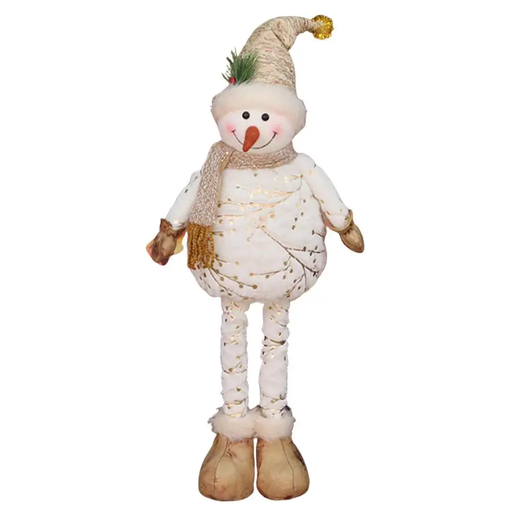 

Плюшевые украшения в виде снеговика, дневные украшения, новогодние подарки, зимнее украшение, плюшевые игрушки для дома и офиса