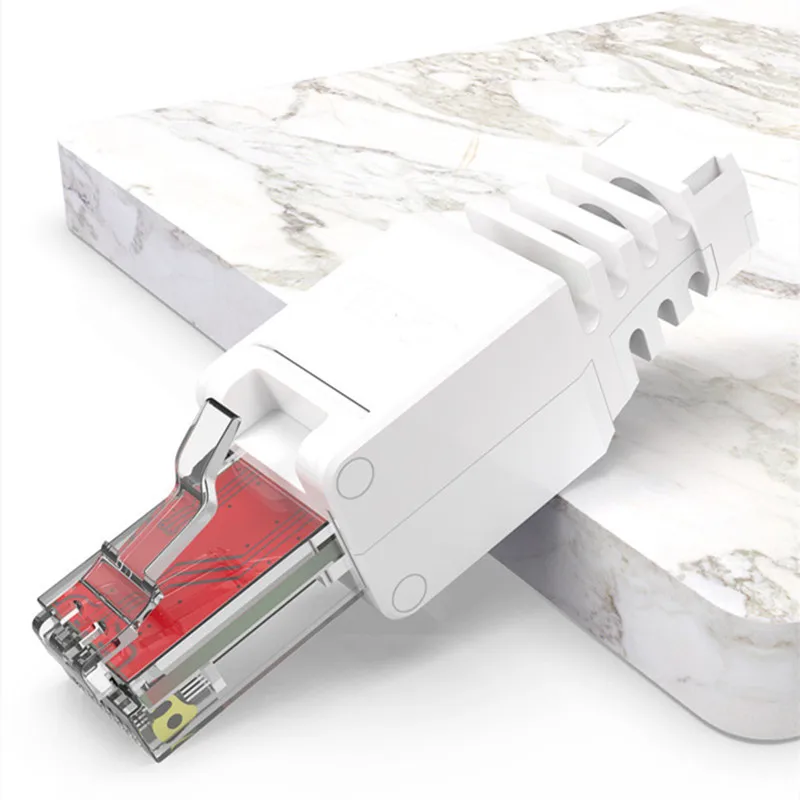 Разъем RJ45 без инструментов обжима коннекторы для кабеля Ethernet системы