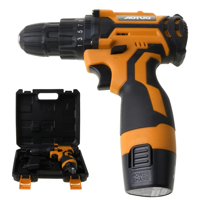 

12V Electric Screwdriver Wireless Power Driver Rechargeable Lithium-Ion Battery