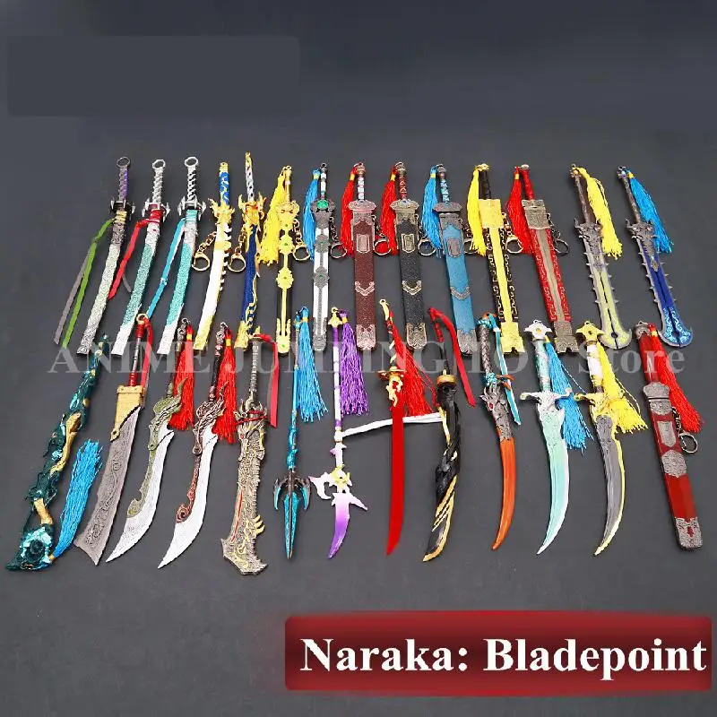 

Naraka: Bladepoint Broadsword Wolf Master Ting Tao Twilight Red Shadow Sword Demon Knife Murakami Taidao Alloy Model Toy