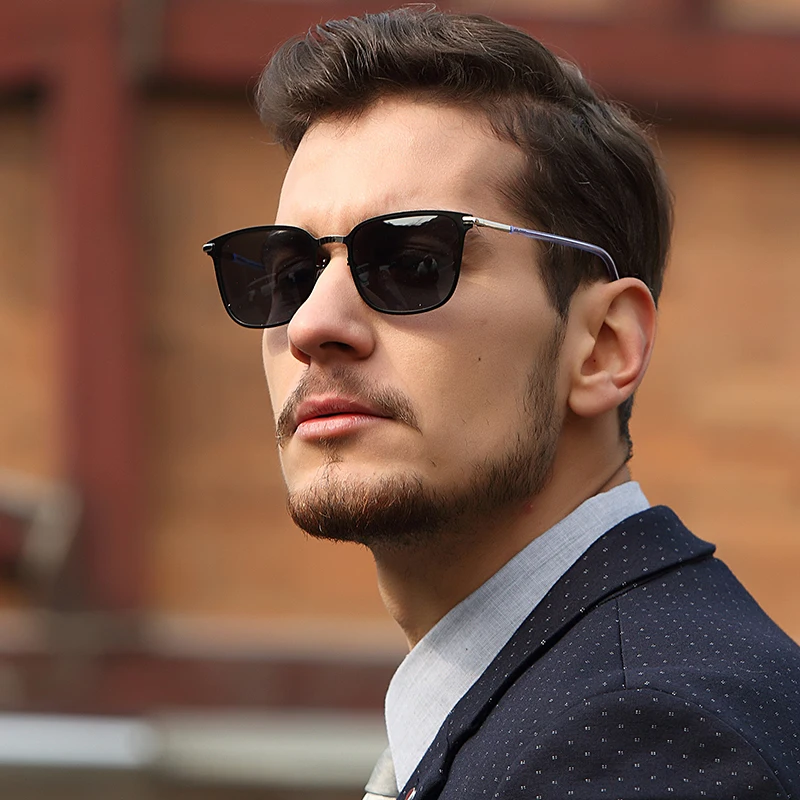 Мужские и женские поляризационные очки NO.ONEPAUL черные солнцезащитные для рыбалки