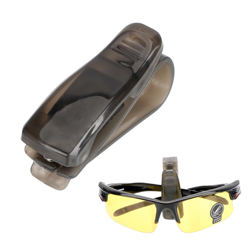 ABS автомобильные очки солнцезащитные с клипсой наклейки на автомобиль для Skoda Fabia