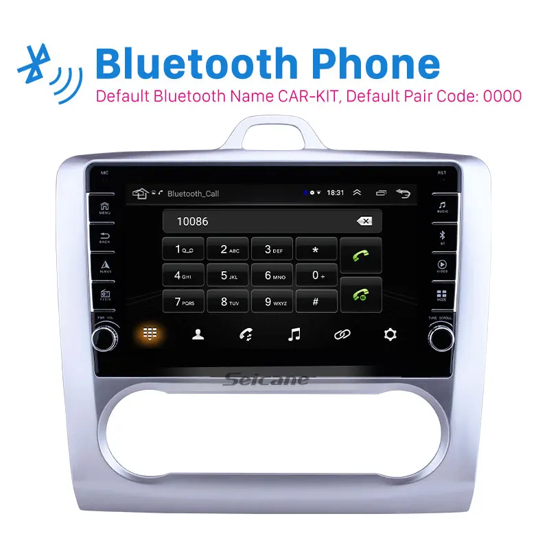Seicane автомобильный 9 &quotстерео Android 1 Bluetooth Авто радио gps 2Din Navi для Ford Focus Exi AT 2004 2005 2011