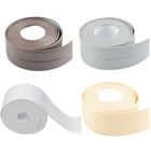 Уплотнительная лента для ванной, кухни, 3,2 м, для раковины, ванны, самоклеящаяся водонепроницаемая клейкая лента для краев раковины
