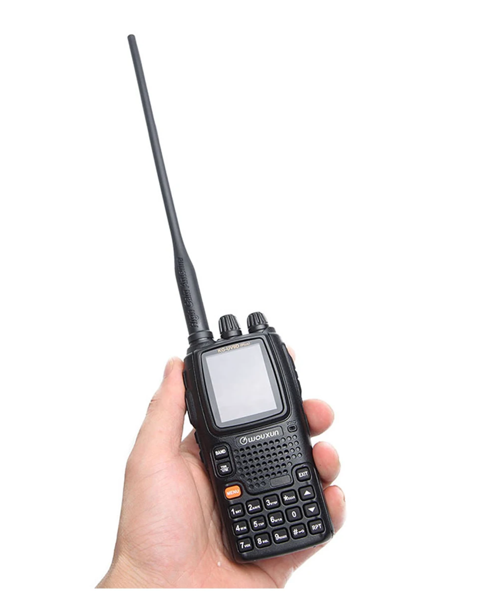Wouxun KG-UV9D Plus Walkie Talkie CB радиостанция приемопередатчик многодиапазонный Воздушный диапазон частоты 108-136 МГц полицейский 350-390 МГц UV-9R
