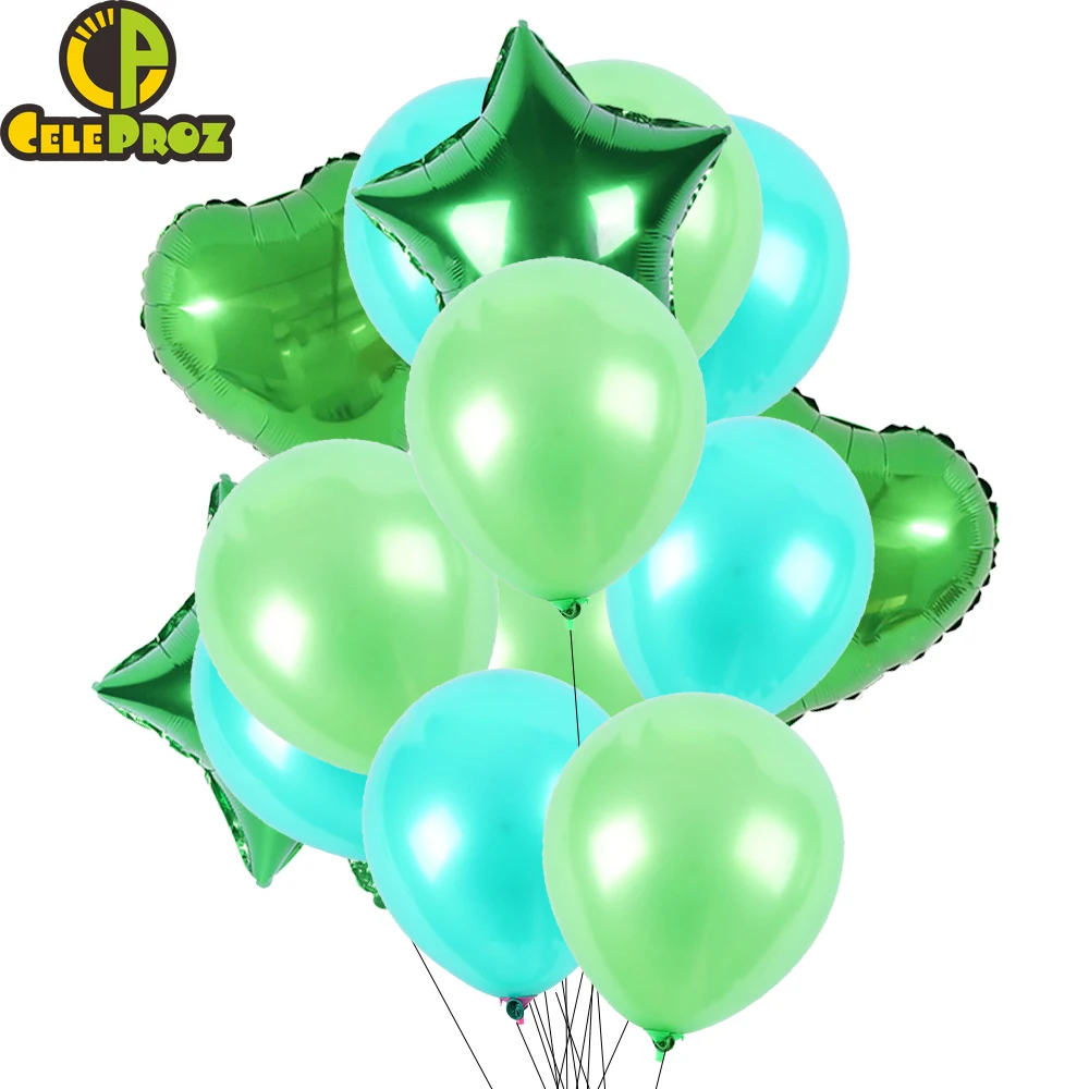 14 шт. мульти Balloons18Inch алюминиевая фольга 12 дюймов латексные воздушные шары для дня