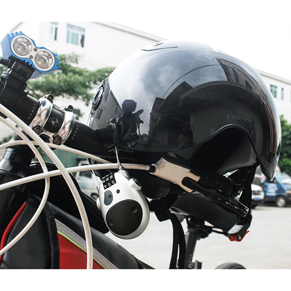 Замок веревка велосипедов Запчасти Mini монопод селфи палка выдвижной провод Анти