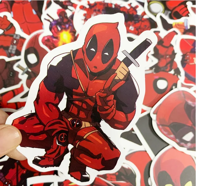 35 шт наклейки Дэдпул пакет фильмы Персонаж Стикер для DIY скейтборд мотоцикл багаж