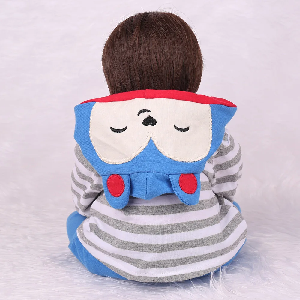 Милые мягкие силиконовые куклы Новорожденные 48 см очаровательные игрушки