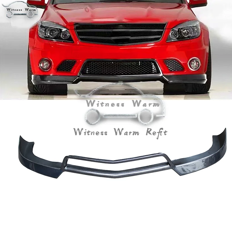 Передний бампер для Mercedes Benz C Class W204 C204 AMG C63 Sedan Coupe 2007 2011 спойлер бампера