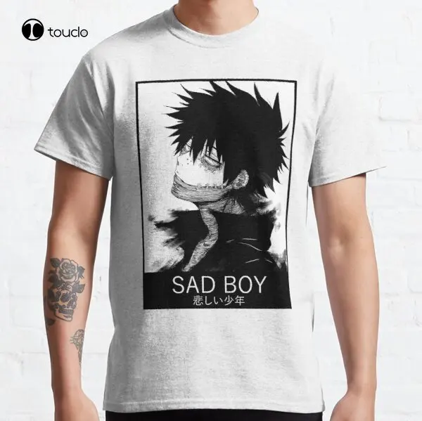 

Dabi Boku No Hero Academia (Sad Boy) Classic T-Shirt T Tee Shirt Custom Aldult Teen Unisex Digital Printing Tee Shirt Xs-5Xl
