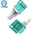 3 шт. двойной Линейный Конус 50K, потенциометр с переключателем, регулятор громкости, герметичный потенциометр серии 097